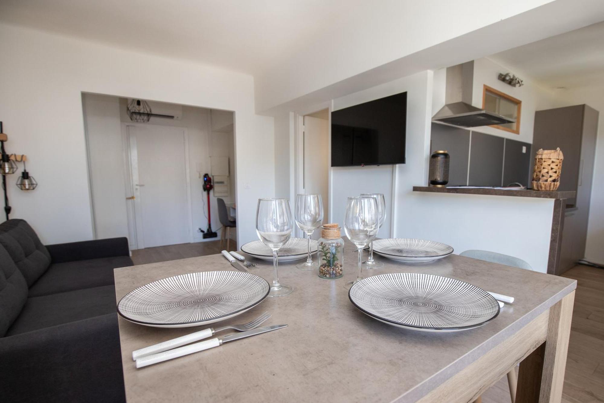 La Chic Riviera - Clim - Wifi - Croisette Apartment Cannes Ngoại thất bức ảnh